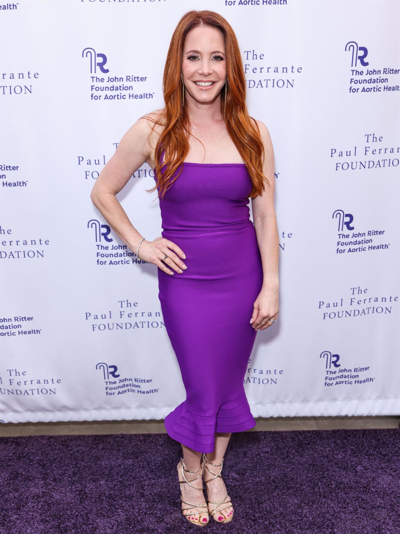 AMY DAVIDSON AT THE JOHN RITTER FOUNDATION FOR AORTIC HEALTH IN LOS ANGELES